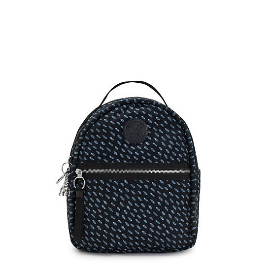 Kipling Kae Printed Rugzak Zwart | België 1623DF